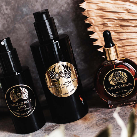 SACRED TRIO | SERUM + ROSE TONER + BODY OIL