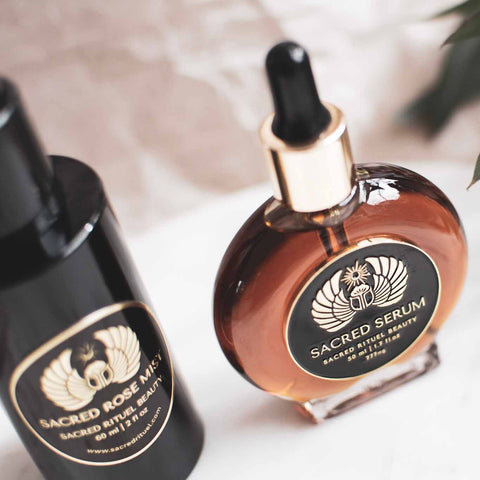 SACRED SET | SERUM + ROSE TONER