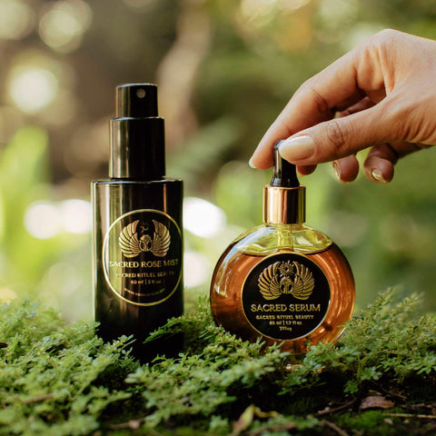 SACRED SET | SERUM + ROSE TONER